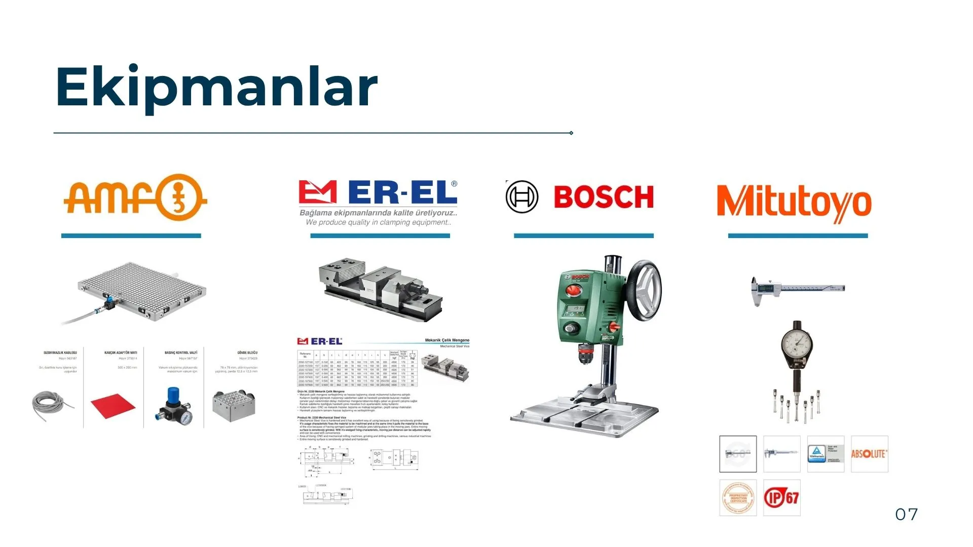 Ekipmanlar